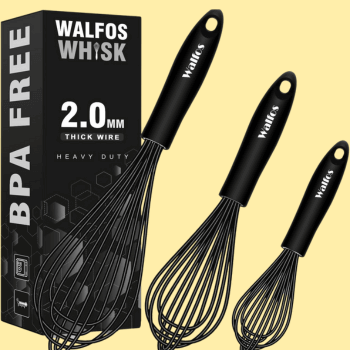 Set of kitchen whisks